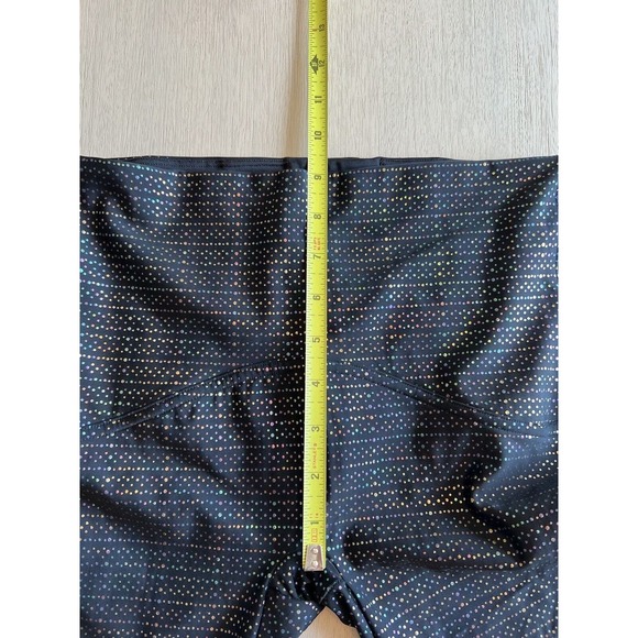 SPANX Rainbow‎ Metallic Dot Leggings Size Medium - Picture 10 of 11